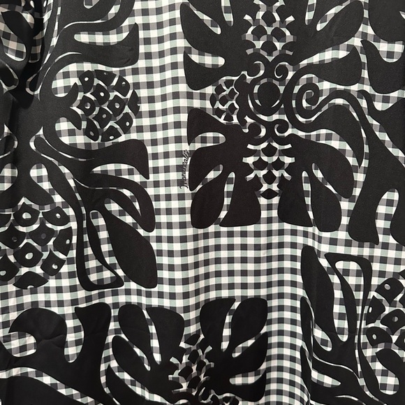 NEW Manuhealii Gingham Knit Alana Dress Small - Picture 4 of 5